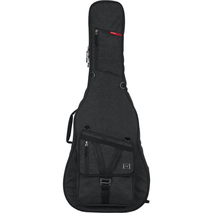 Gator - GT-ACOUSTIC-BLK - Transit Series - Acoustic Guitar Bag - Charcoal