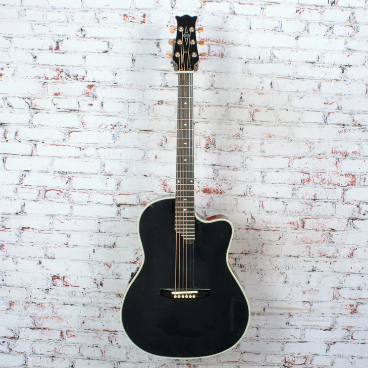Alvarez - 1590 Fusion (Yairi DY-88-Style)  Acoustic Electric Guitar - Black - w/HSC - x4391 - USED