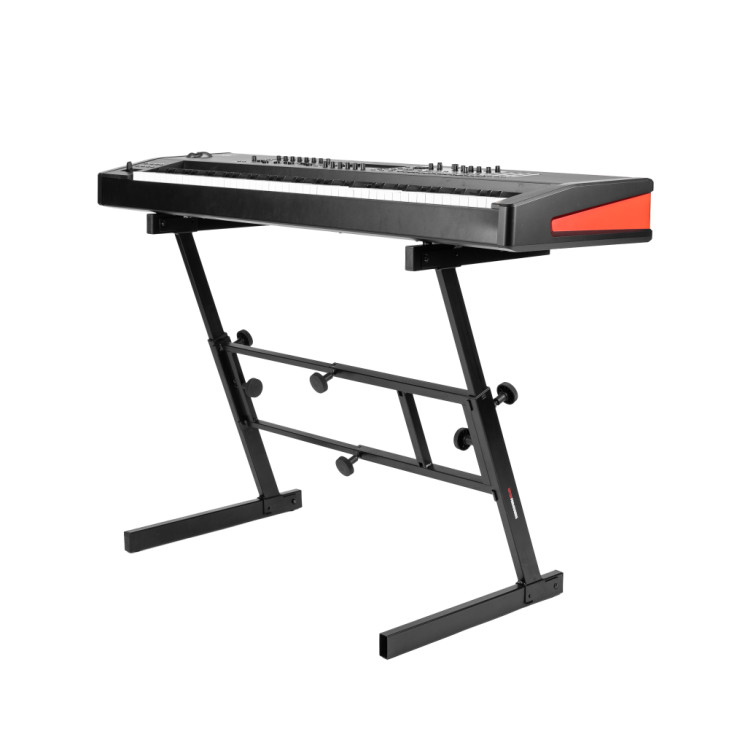 Gator - GFW-KEY-Z1000 - Adjustable Z-Style Keyboard Stand - w/ Width & Height Adjustability