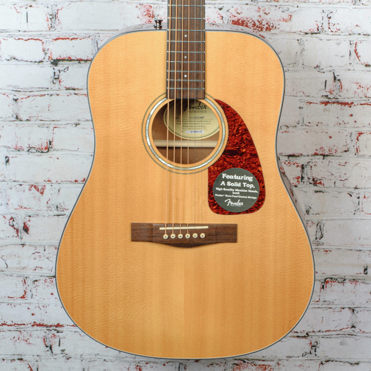 Fender - 2015 CD-140S Acoustic Guitar - Natural - x2147 - NOS
