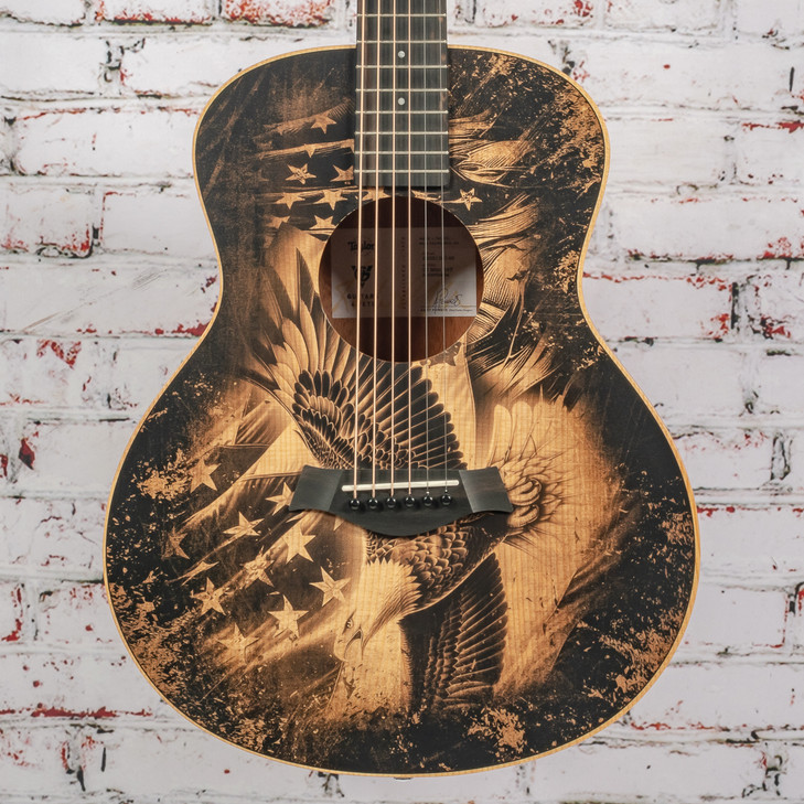 Taylor - Guitars 4 Vets GS Mini Americana Special Edition - Acoustic Guitar - Matte Finish - with  Gigbag USED