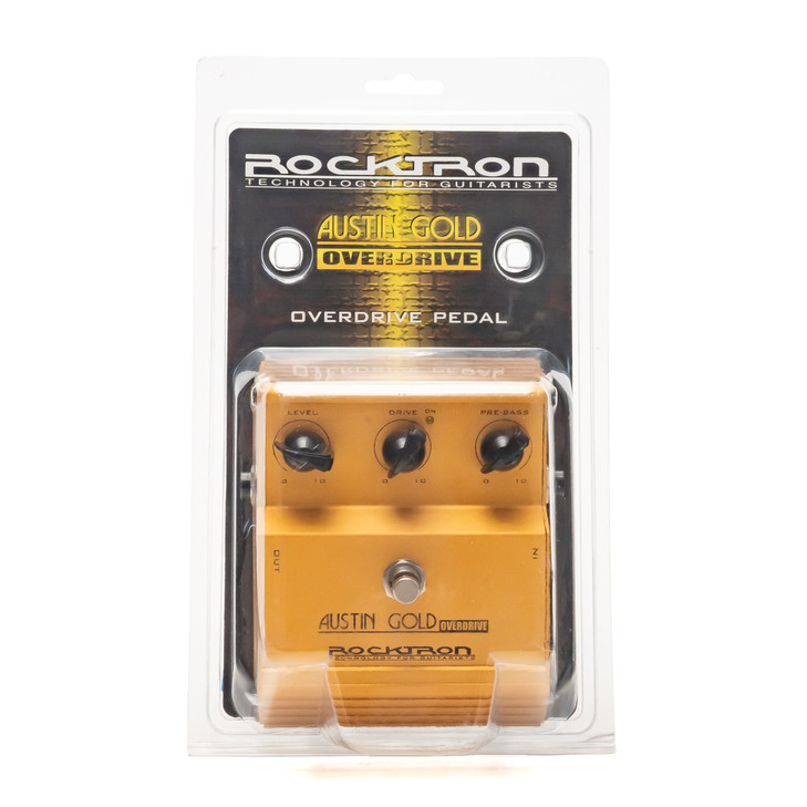 Rocktron - Austiin Gold - Overdrive Effect Pedal - w/ Blister Pack - x6662 - NOS