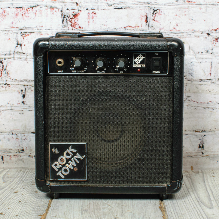 Rock Town - 1990 Model 20 - Guitar Practice Amp - Black - VINTAGE