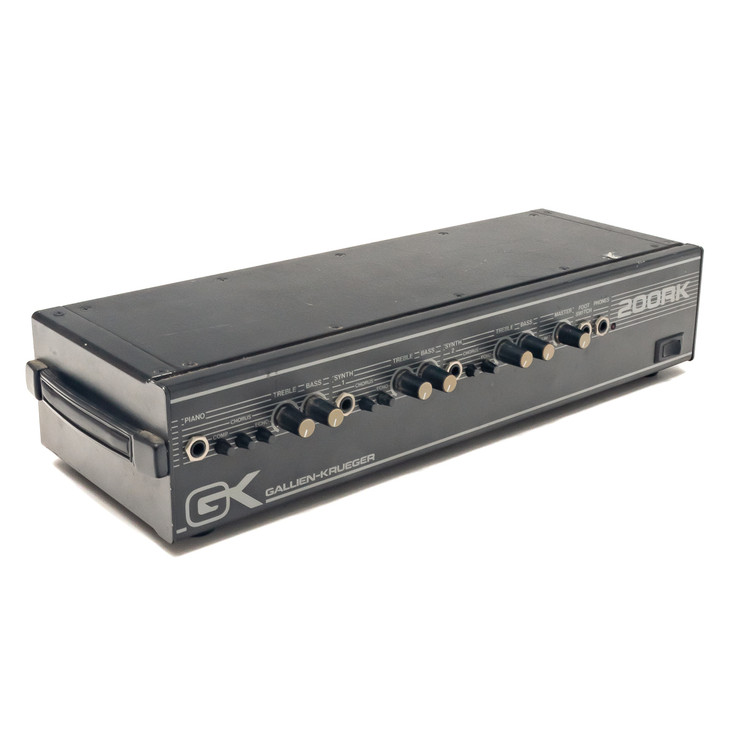 Gallien Krueger - 1980s 200RK - 200 Watt Solid State Keyboard Amp Head - w/FS - x1276 - VINTAGE