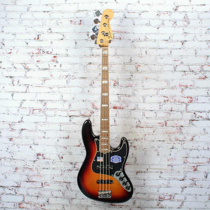 Fender - 2010 American Deluxe Jazz Bass - Sunburst - w/OHSC - x0790 - NOS