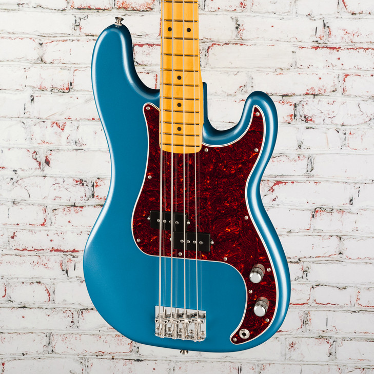 Fender American Professional Classic Precision Bass, Maple Fingerboard, Faded Lake Placid Blue