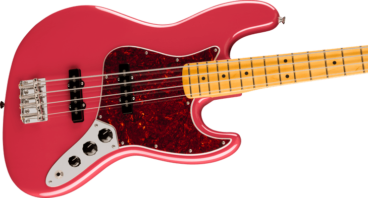 Fender American Professional Classic Jazz Bass, Maple Fingerboard, Faded Dakota Red