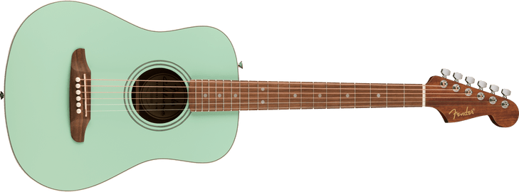 Fender - California Standard Redondo Mini - Acoustic Guitar - Spruce Top - Surf Green - w/ Gigbag