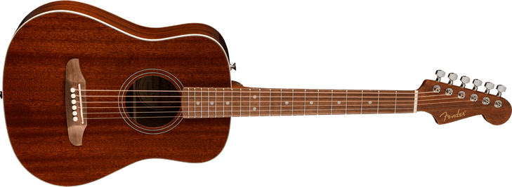 Fender California Standard Redondo Mini with Bag, Sapele Top, Natural Sapele