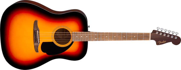 Fender California Standard Redondo, Spruce Top, Black Pickguard, 3-Color Sunburst