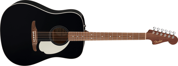 Fender California Standard Redondo, Spruce Top, Ivory Pickguard, Black