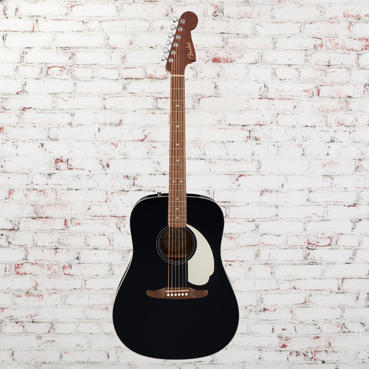 Fender California Standard Redondo, Spruce Top, Ivory Pickguard, Black