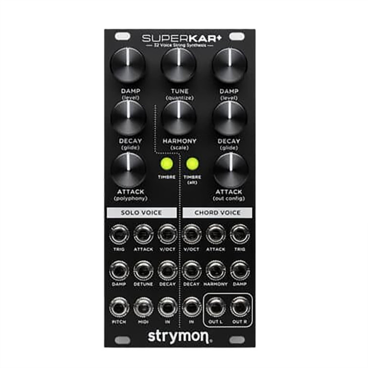Strymon - SuperKar+ - Synth Voice Eurorack Module - with 32 Voices