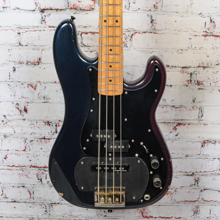 Parts Bass - P Style Electric Bass - Burgandy Fade - 83 Precision Bass Neck - w/HSC