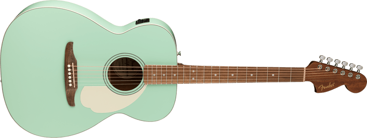 Fender - California Standard Monterey E - Acoustic-Electric Guitar - Spruce Top - Surf Green w/ Ivory Pickguard