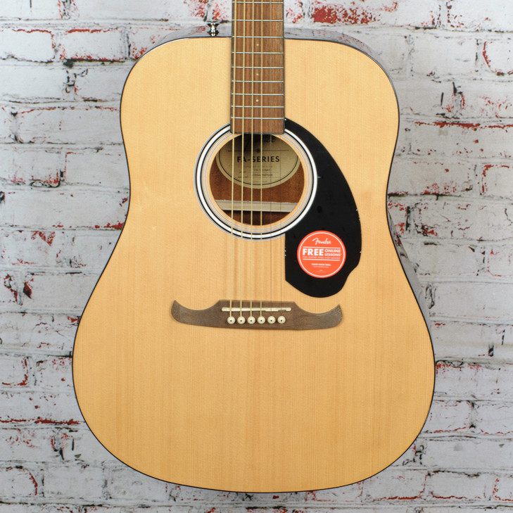 Fender - 2021 FA-12S Acoustic Guitar - Natural - x1075 - NOS