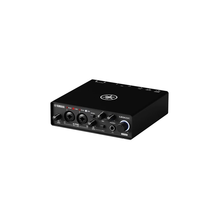 Yamaha URX22C USB-C Audio Interface with Software Suite - Black