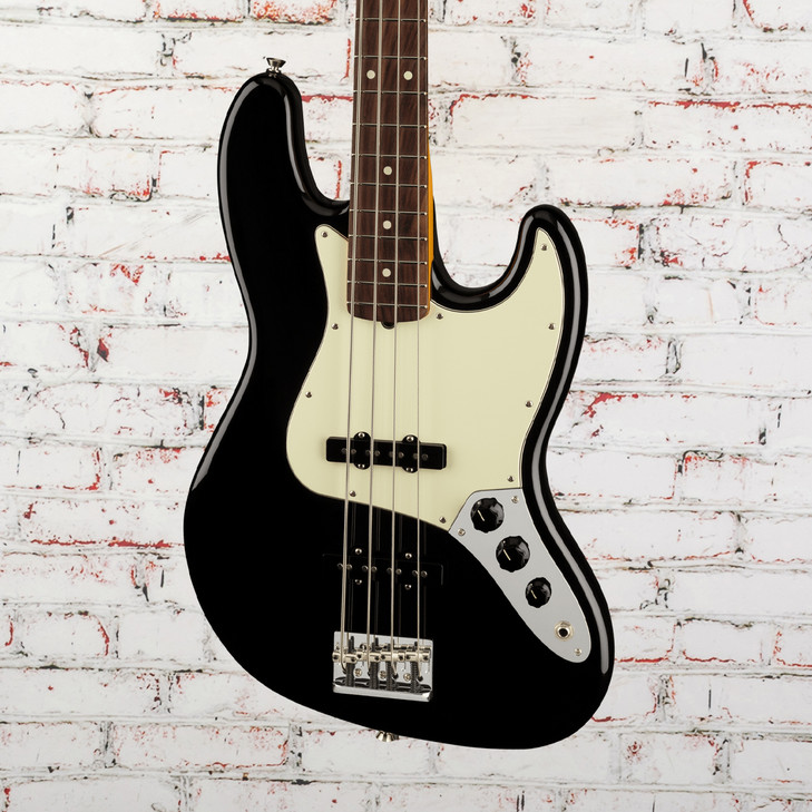 Fender - American Professional II - Jazz Bass Guitar - Rosewood Fingerboard - Black - w/ Hardshell Case 