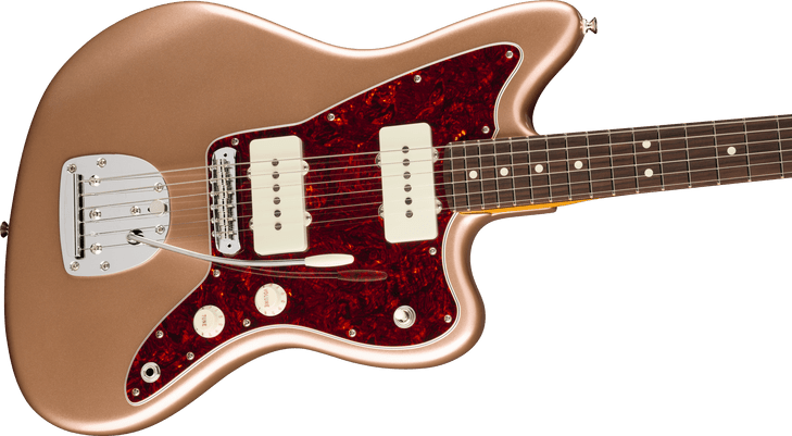 Fender American Professional Classic Jazzmaster, RW Fingerboard, Faded Firemist Gold
