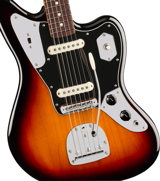 Fender - American Professional Classic Jaguar - Electric Guitar - Rosewood Fingerboard - 3-Color Sunburst - w/ Deluxe Gigbag