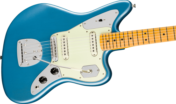 Fender American Professional Classic Jaguar, Maple Fingerboard, Faded Lake Placid Blue