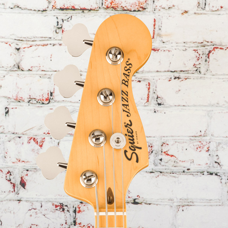 Squier Classic Vibe Active '70s Jazz Bass, Maple Fingerboard, Black Pickguard, Mocha