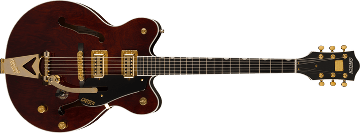 Gretsch LE Abbey Road Studiomatic Hollow Body w/Bigsby and Gold HW, Ebony Fb, Classic Walnut Stain