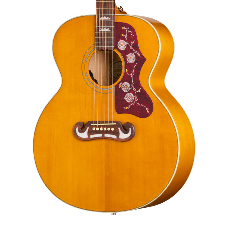 Epiphone - J-200 Studio - Acoustic-Electric Guitar - Antique Natural - w/ Gigbag