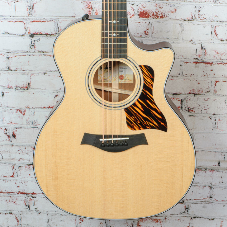 Taylor - 354ce - 12-String Acoustic-Electric Guitar w/ V-Class Bracing - Sapele/Sitka - Natural - w/ Deluxe Hardshell Case - USED