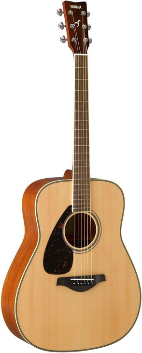 Yamaha - FG820L - Left-Handed Dreadnought Acoustic Guitar - Natural