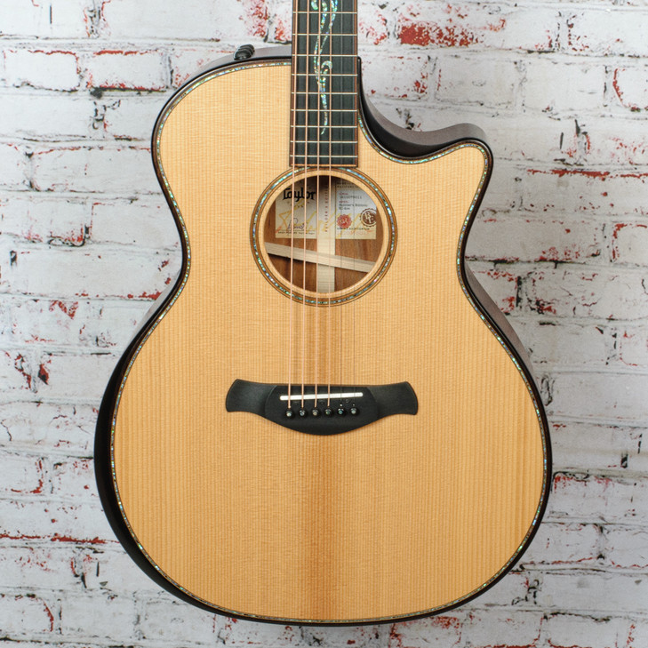 Taylor - Builder's Edition K14CE - Acoustic-Electric Guitar - V-Class - Natural - w/ Hardshell Case - x5011