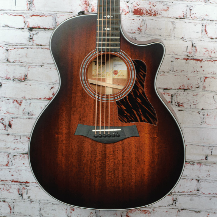 Taylor - 324ce - Acoustic-Electric Guitar - Mahogany/Mahogany - Shaded Edge Burst Top - w/ Hardshell Case - x5051