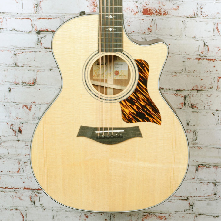 Taylor - 354ce - 12 String Acoustic-Electric Guitar -Sapele/Sitka - V-Class Bracing - Natural - with Hardshell Case