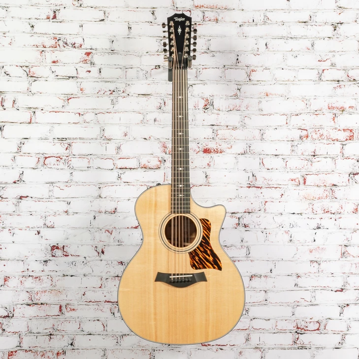 Taylor - (2025) 354ce - 12 String Acoustic-Electric Guitar -Sapele/Sitka - V-Class Bracing - Natural - w/ Hardshell Case - x5053