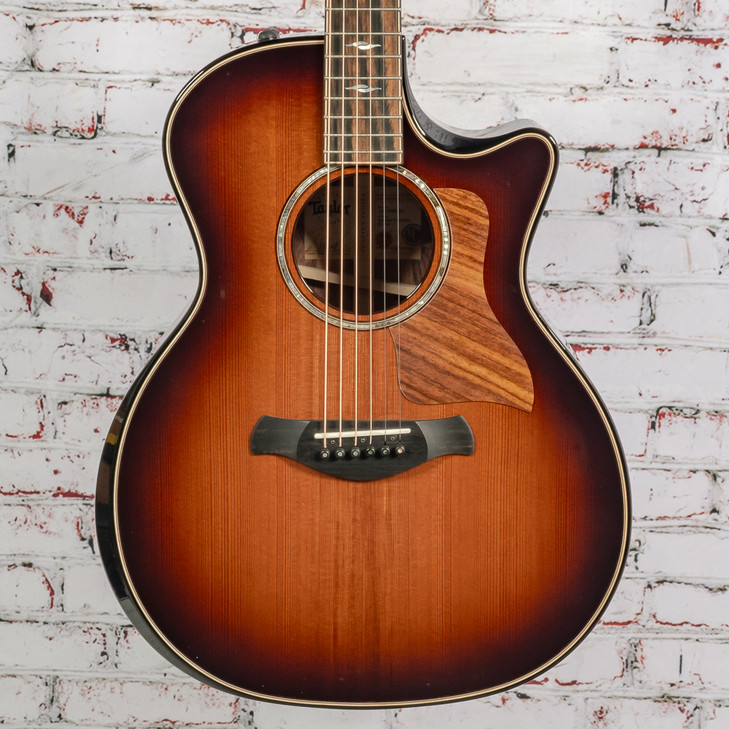 Taylor - Builder's Edition 814ce - Acoustic-Electric Guitar - Honduran Rosewood/Redwood - Shaded Edgeburst Top - w/ Hardshell Case - x5020 (BE814CE HONDURAN-4)