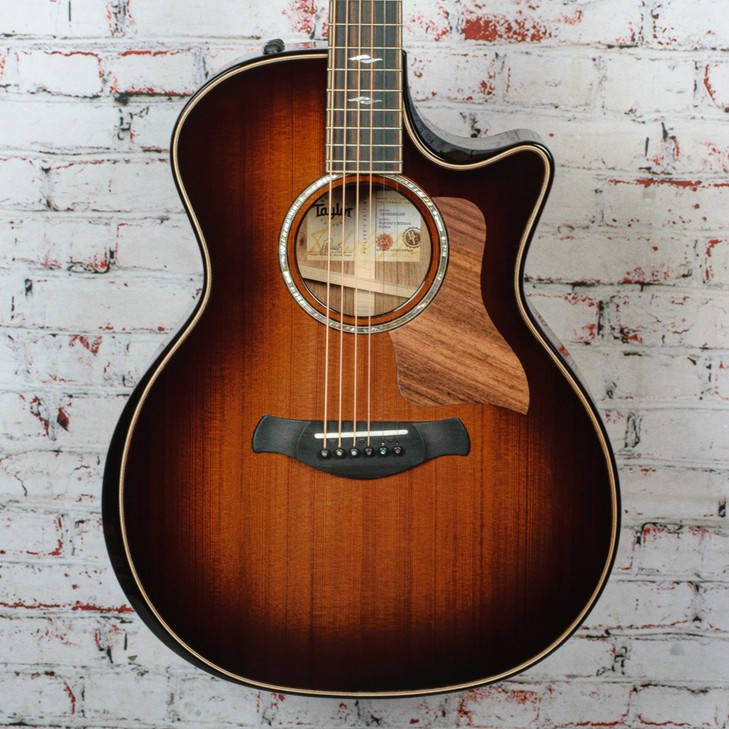 Taylor - Builder's Edition 814ce - Acoustic-Electric Guitar - Honduran Rosewood/Redwood - Shaded Edgeburst Top - w/ Hardshell Case - x5053