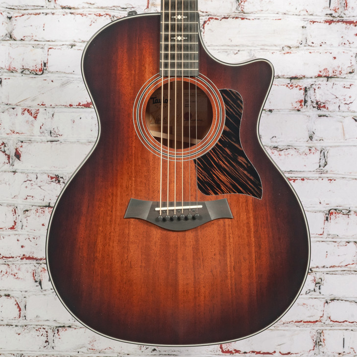 Taylor - 324ce - Acoustic-Electric Guitar - Mahogany/Mahogany - Shaded Edge Burst Top - w/ Hardshell Case - x5001