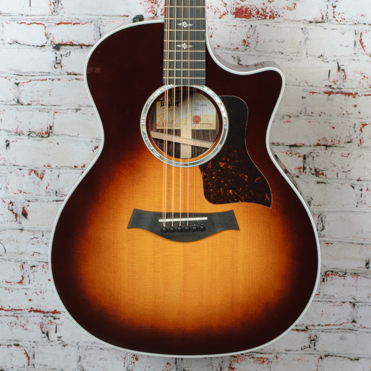 Taylor - 454ce TSB - 12-String Acoustic-Electric Guitar - Tobacco Sunburst Top - w/ Hardshell Case - x5059