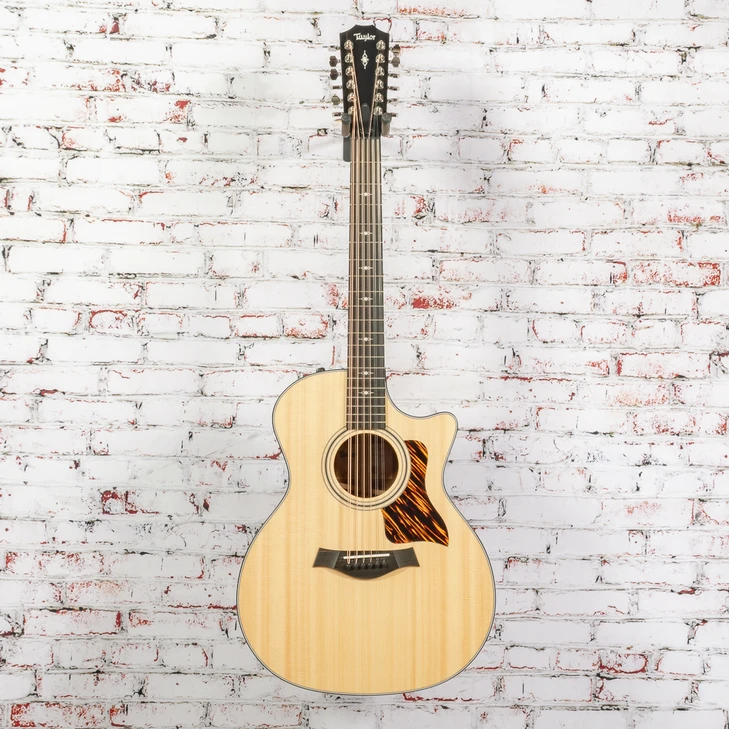 Taylor - (2025) 354ce - 12 String Acoustic-Electric Guitar -Sapele/Sitka - V-Class Bracing - Natural - w/ Hardshell Case - x5025
