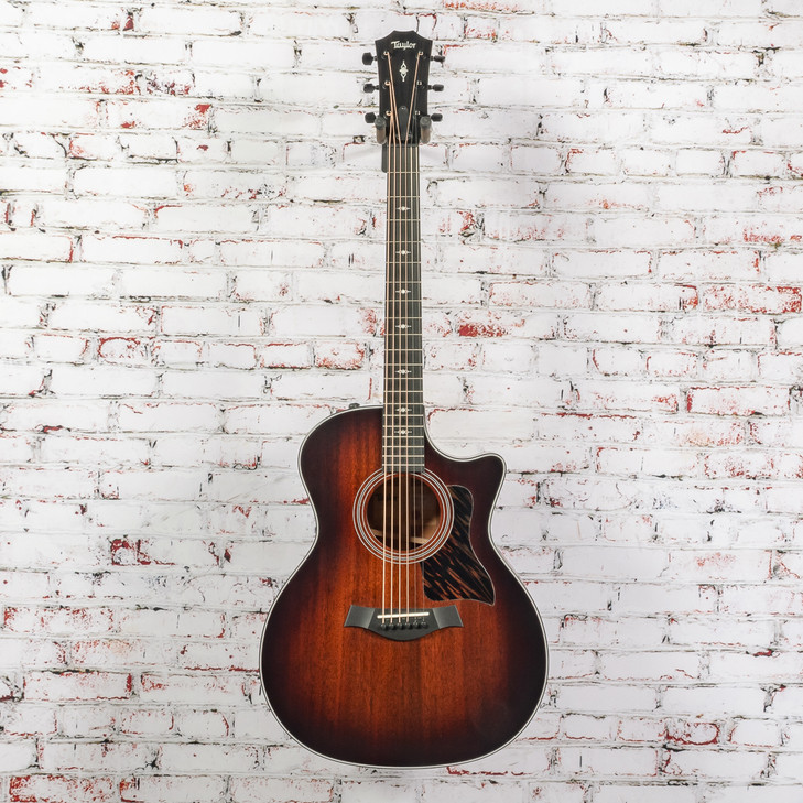 Taylor - (2025) 324ce - Acoustic-Electric Guitar - Mahogany/Mahogany - Shaded Edge Burst Top - w/ Hardshell Case - x5065