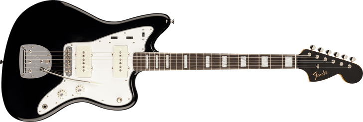 Fender - Limited Edition American Vintage II 1966 Jazzmaster - Electric Guitar - Rosewood Fingerboard - Black - w/ Black Tweed Hardshell Case