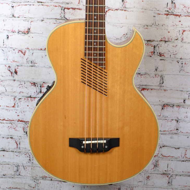 Washburn - AB-20 Electric Acoustic Bass Guitar - Natural - w/HSC - x3172 - USED