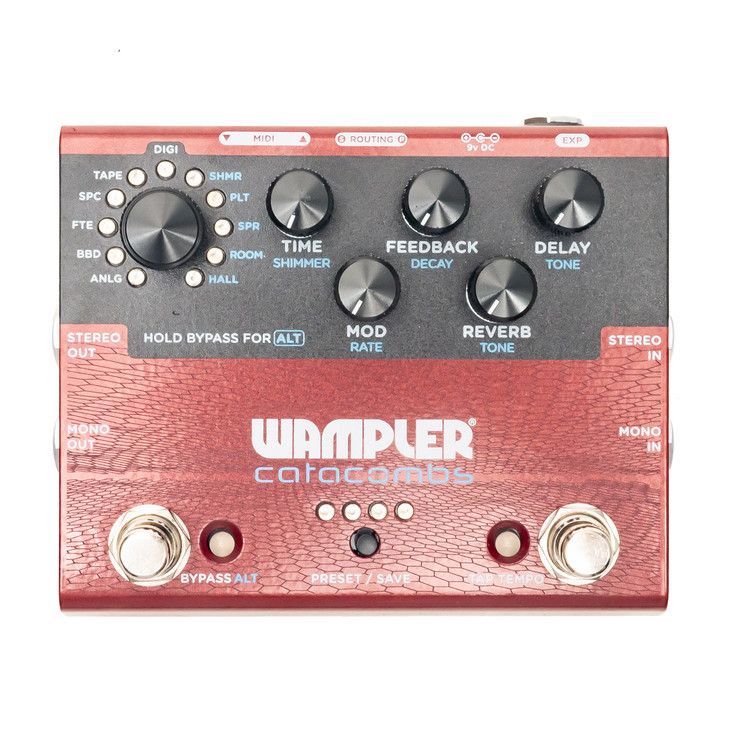 Wampler - Catacomb - Delay/Reverb Effect Pedal - w/Box - x4009 - USED