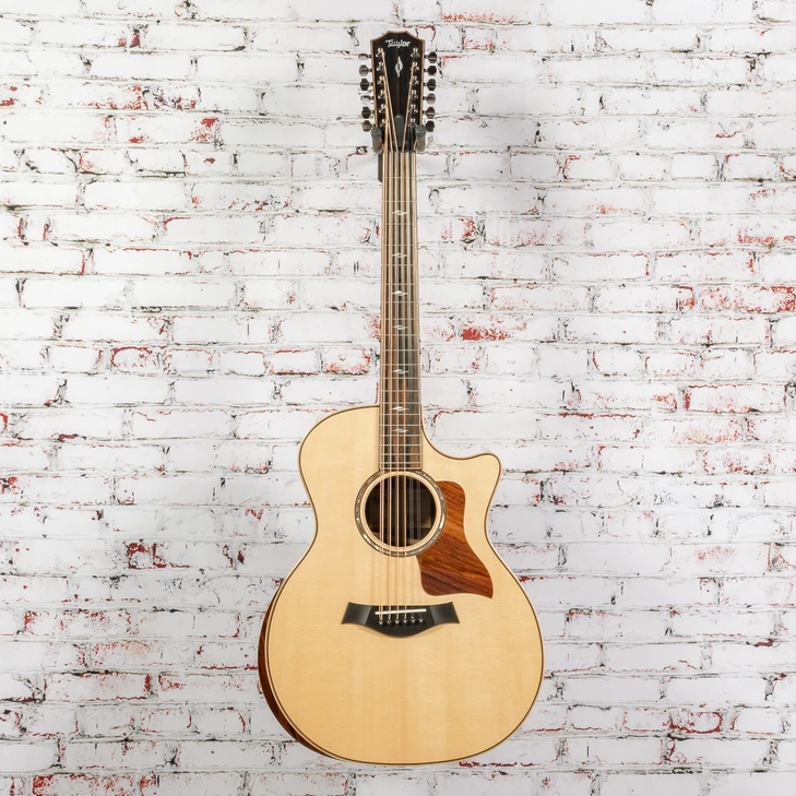 Taylor - 2026 Next-Gen 854ce - 12-String Acoustic-Electric Guitar - Natural - w/ Hardshell Case - x6012