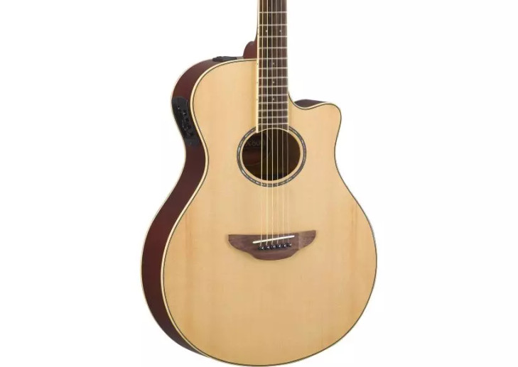 Yamaha - APX600 - Thinline Cutaway Acoustic-Electric Guitar - Natural