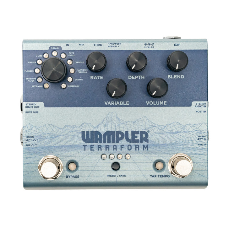 Wampler Terraform Modulation Multieffect Pedal USED