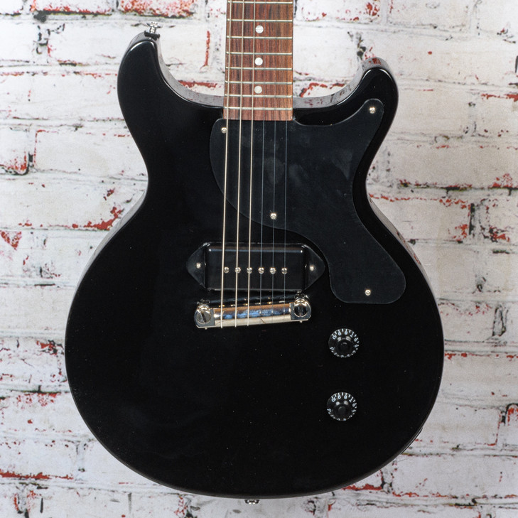 Gibson - Les Paul Junior Double Cutaway - Electric Guitar - Ebony - w/ Hardshell Case