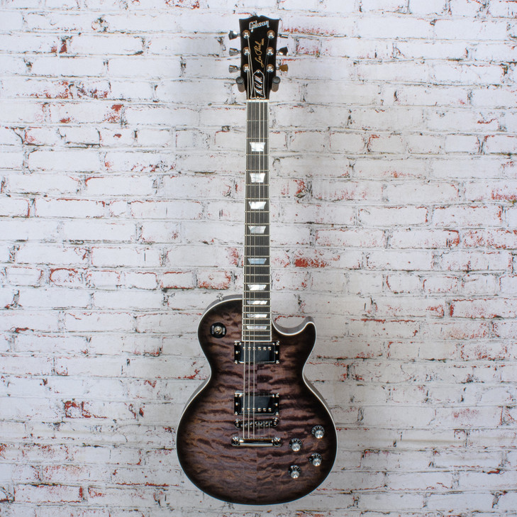 Gibson - Mark Morton Les Paul Modern - Figured Quilt - Translucent Ebony Stain Burst Satin x0283