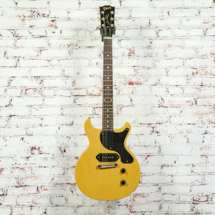 Gibson - Les Paul Junior - Electric Guitar w/ Double Cutaway - TV Yellow - w/ Hardshell Case