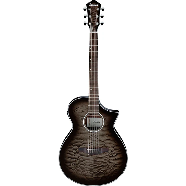 Ibanez - AEWC16Q - Acoustic-Electric Guitar - Trans Black Burst